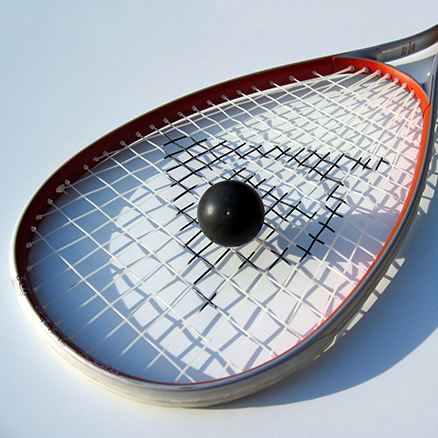 Photo of squash equipment by Matthew Green